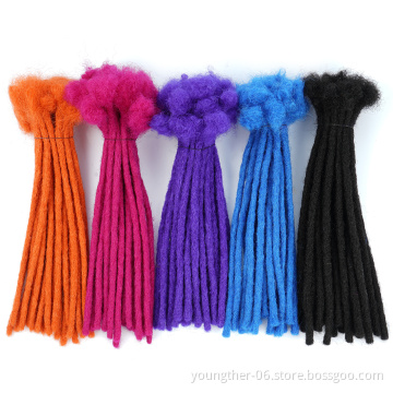Human Hair Dreadlock locs Extensions Crochet Dreadlocks Men Virgin Afro Kinky Curly Hair Crochet Dreadlocks